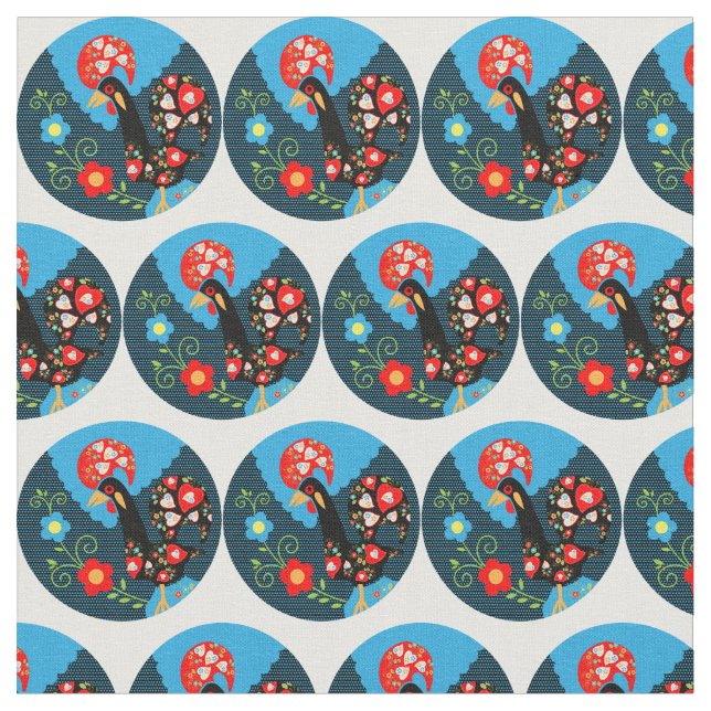 Tissu Le Coq du Portugal (Fermer)