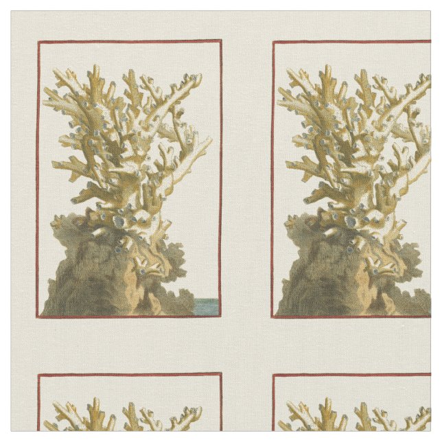 Tissu Le corail de la mer (Fermer)