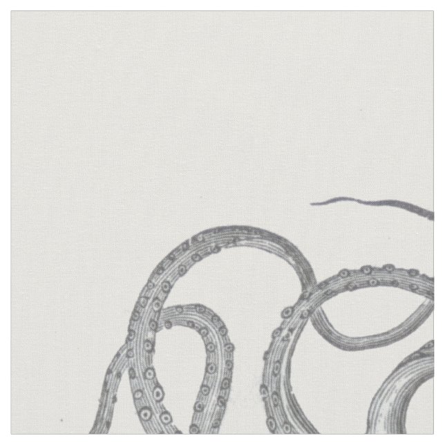 Tissu Le cru nautique de poulpe de steampunk kraken la (Fermer)