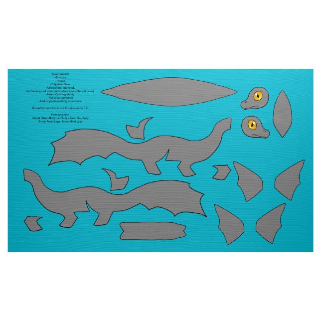 Tissu Le do-it-yourself a coupé et coud le dragon de Koi (Yard)