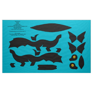 Tissu Le do-it-yourself a coupé et coud le dragon de Koi