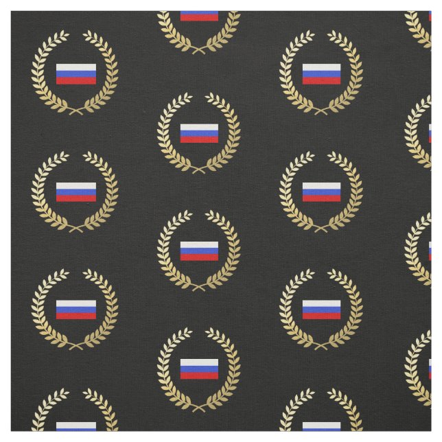 Tissu Le drapeau du Russe (Échantillon)