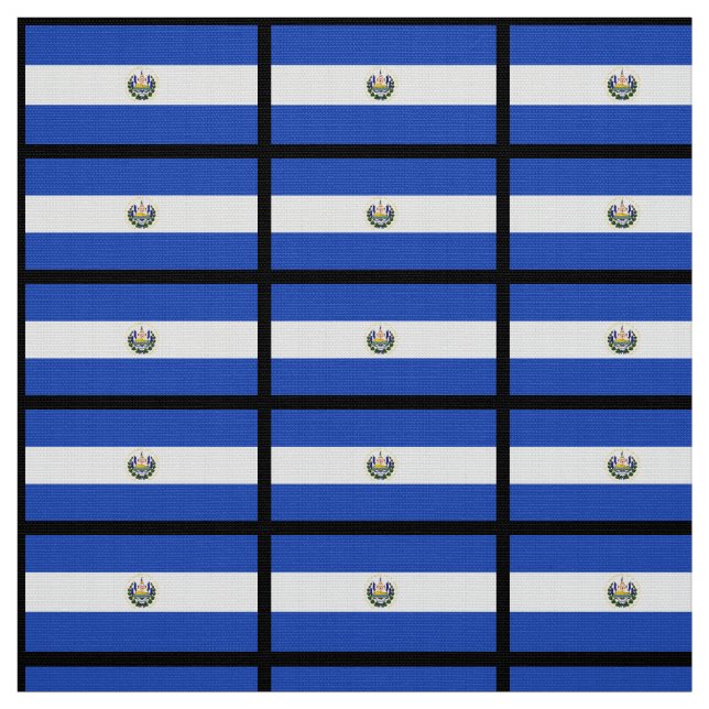 Tissu Le drapeau du Salvador (Échantillon)