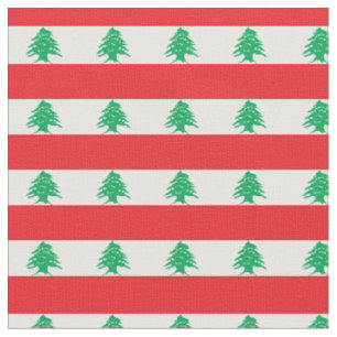 Tissu Le drapeau libanais et la mode libanaise