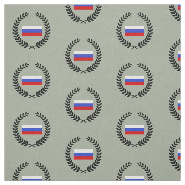 Tissu Le drapeau russe (Échantillon)