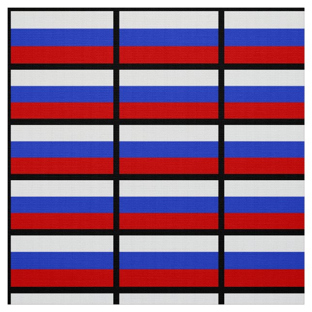 Tissu Le drapeau russe (Échantillon)