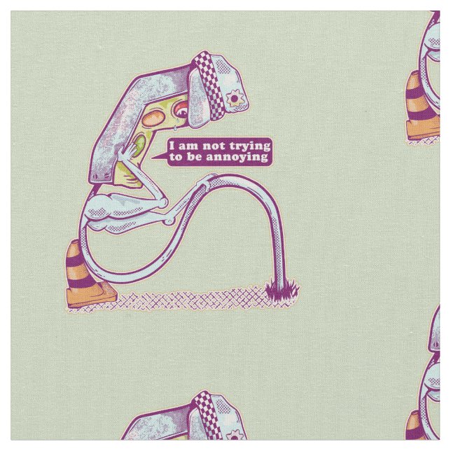 Tissu Le feu de circulation a l'air triste (Fermer)