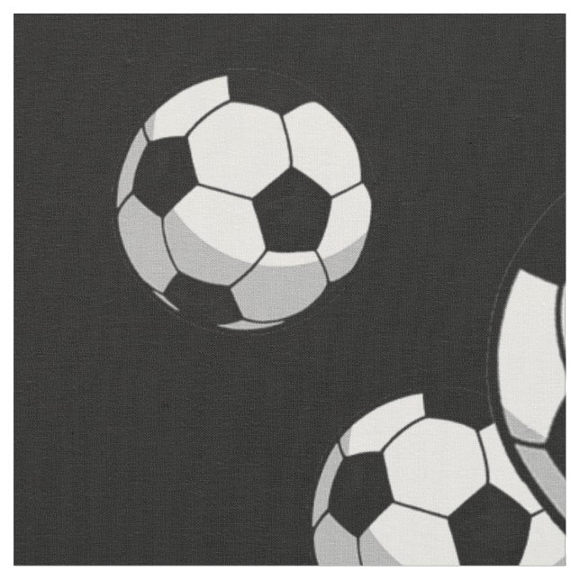 Tissu Le football (Fermer)