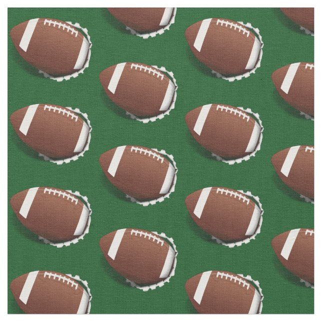 Tissu Le football se déchire (Fermer)