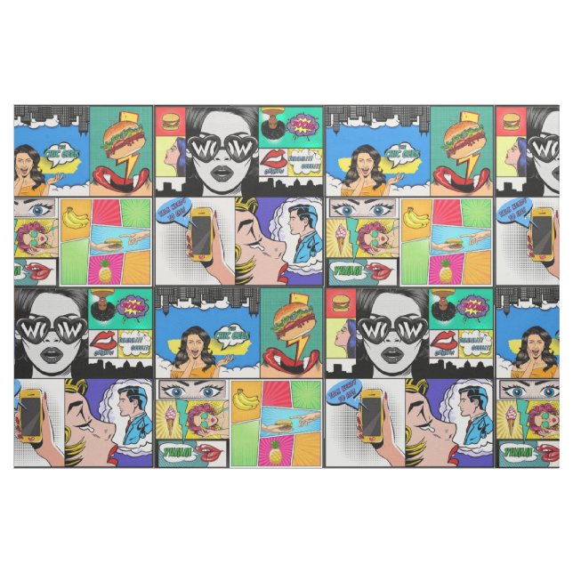Tissu Le Geek chic (Fat Quarter)