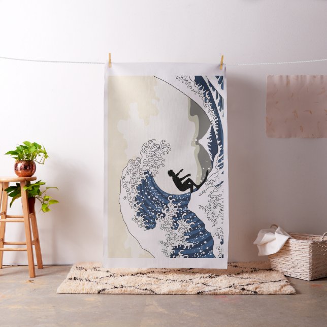 Tissu Le grand surfer de Kanagawa (In Situ)