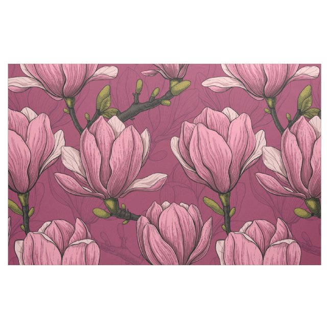 Tissu Le jardin de Magnolia (Fat Quarter)