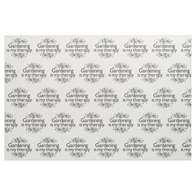 Tissu Le jardinage est ma thérapie (Fat Quarter)