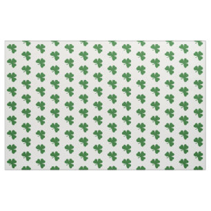 Tissu Le jour de shamrocks de St Patrick vert de motif