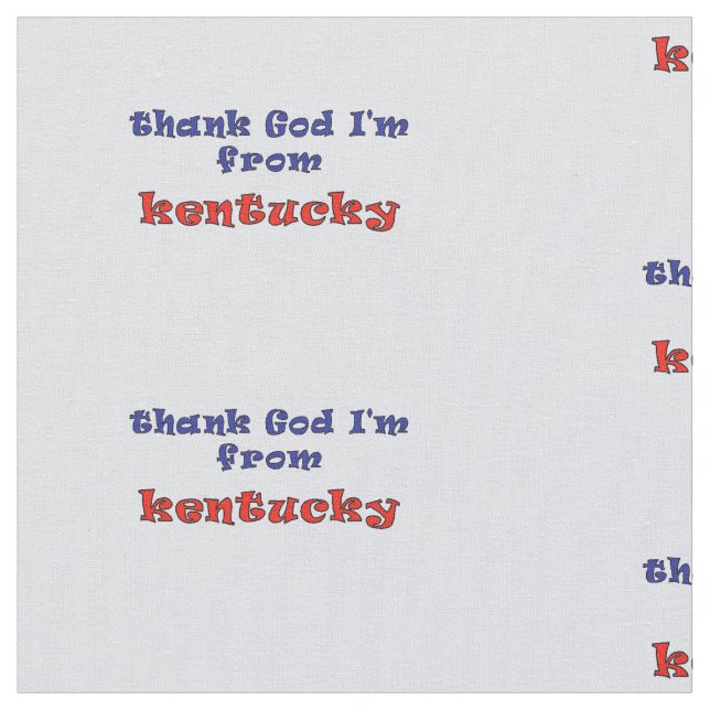 Tissu Le Kentucky (Fermer)