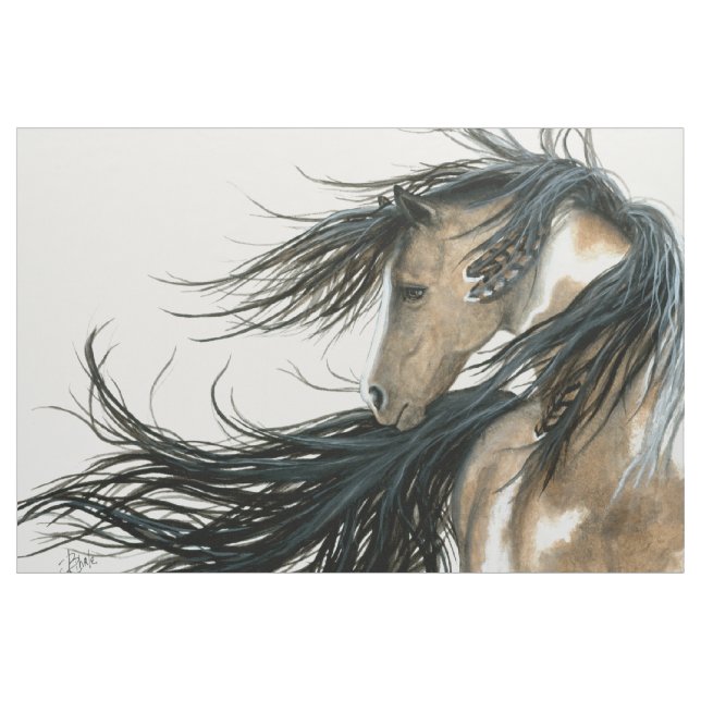 Tissu Le majestueux cheval Pinto de Bihrle (Yard)