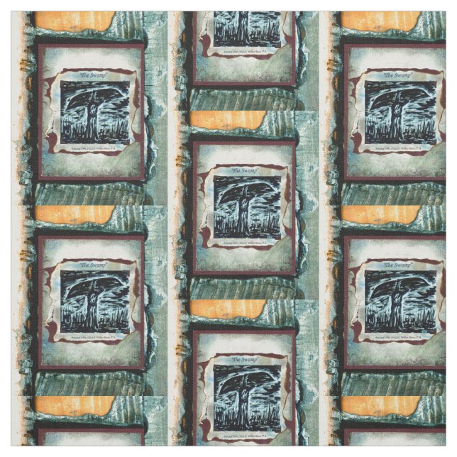 Tissu Le marais (Échantillon)