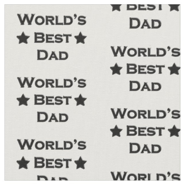 Tissu Le meilleur papa du monde (Fermer)