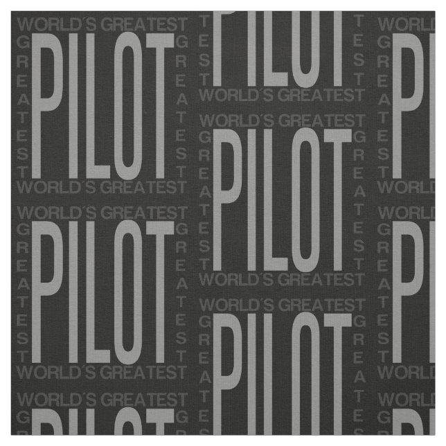Tissu Le meilleur pilote du monde (Échantillon)