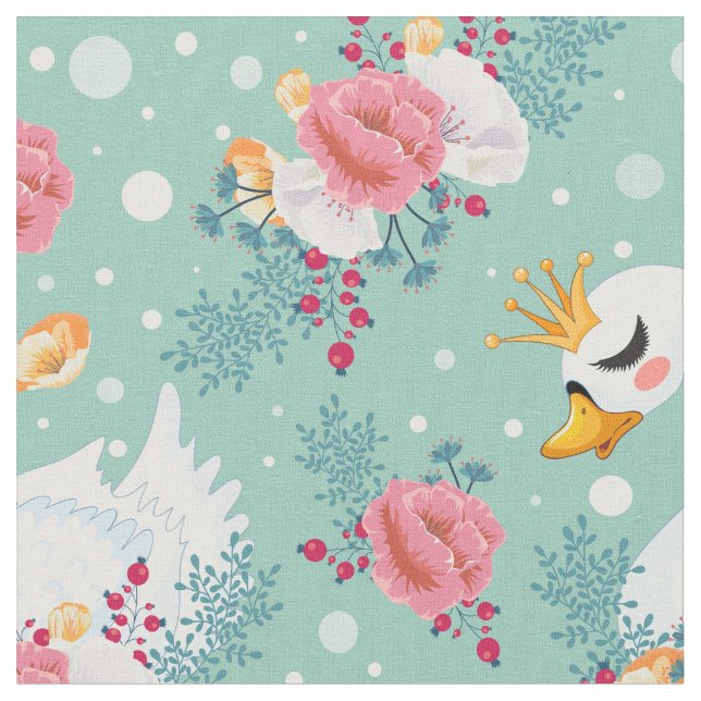 Tissu Le Motif de la princesse Swan (Fermer)