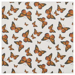 Tissu Le Motif des papillons Monarque sur le Arrière -