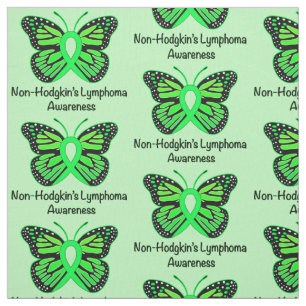 Tissu Le papillon de l'espoir des non-Hodgkine