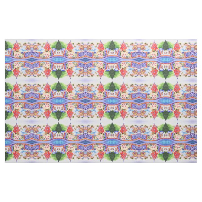 Tissu Le parc de Gaudi (Fat Quarter)