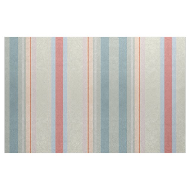 Tissu Le pastel raye le corail d'Aqua (Fat Quarter)