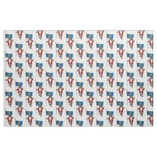Tissu Le Père Noël Arrive À Idaho