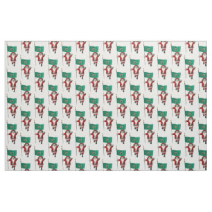 Tissu Le Père Noël Arrive À Washington