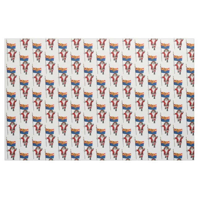 Tissu Le Père Noël Arrive En Arizona (Fat Quarter)