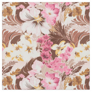 Tissu Le Plaisir De La Blossom Mocha