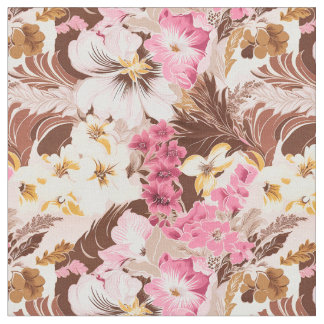 Tissu Le Plaisir De La Blossom Mocha