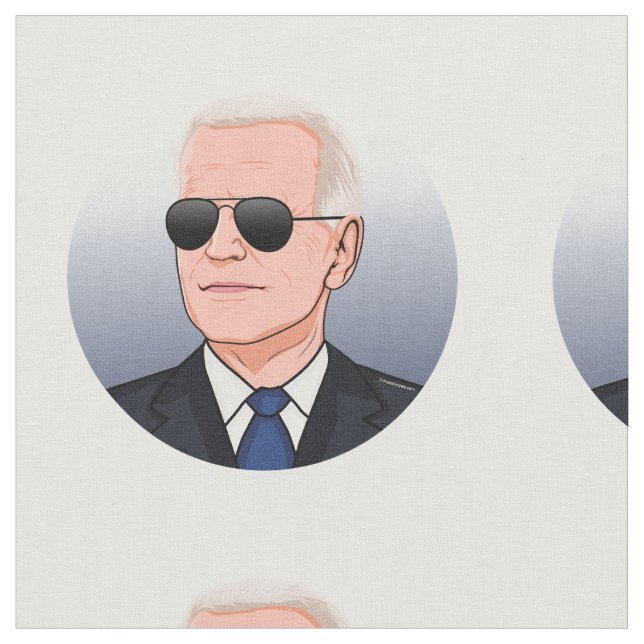 Tissu Le président Joe Biden (Fermer)