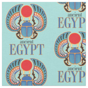 Tissu Le scarabée égyptien. Égypte antique