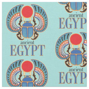 Tissu Le scarabée égyptien. Égypte antique