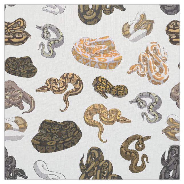 Tissu Le serpent de python de boule Morph le motif (Échantillon)