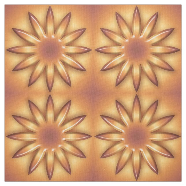 Tissu Le soleil ethnique. Modèle géométrique abstrait de (Échantillon)