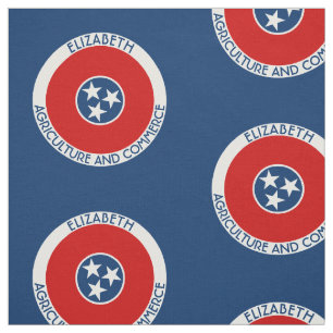 Tissu Le Tennessee le drapeau personnalisé par état