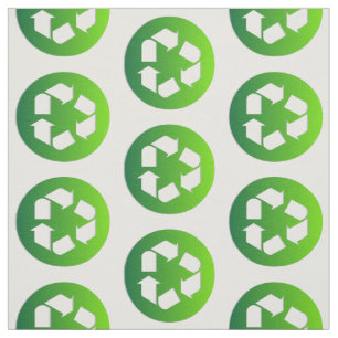 Tissu Le vert réutilisent le signe