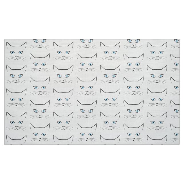 Tissu Le visage de Chat (Fat Quarter)