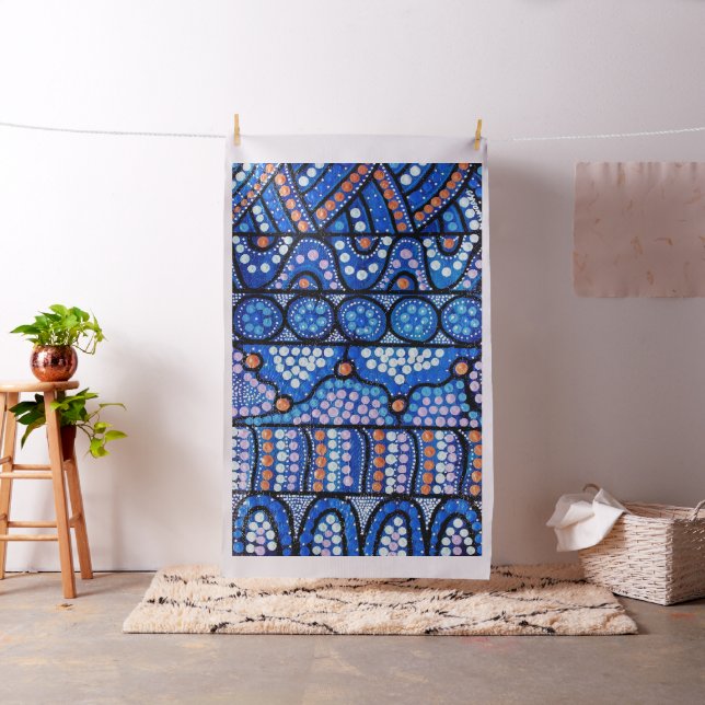 Tissu Le voyage Fabric conçu par les Autochtones (In Situ)