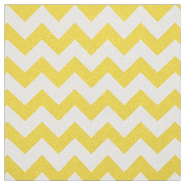Tissu Le zigzag jaune barre le motif de Chevron (Échantillon)