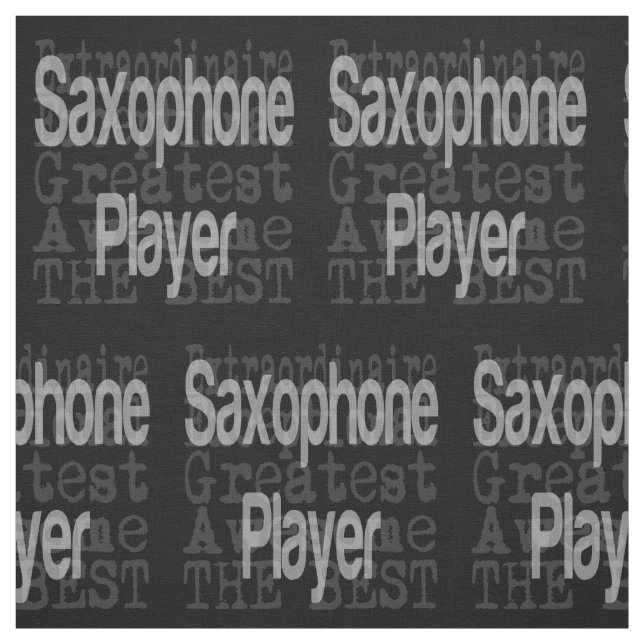 Tissu Lecteur saxophone Extraordinaire (Échantillon)