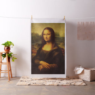 Tissu Leonardo Da Vinci Mona Lisa Peinture d'Art