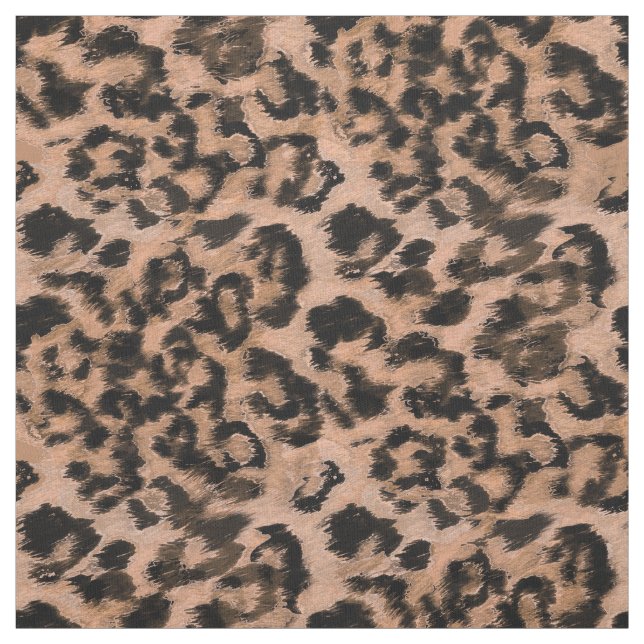 Tissu Leopard - imprimé tacheté animal (Échantillon)
