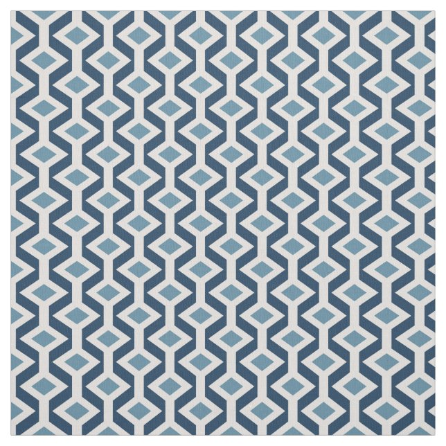 Tissu L'ère atomique a inspiré le motif géométrique (Échantillon)