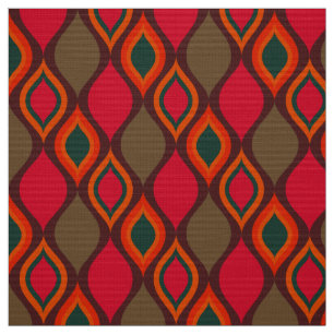 Tissu les années 70 rétro
