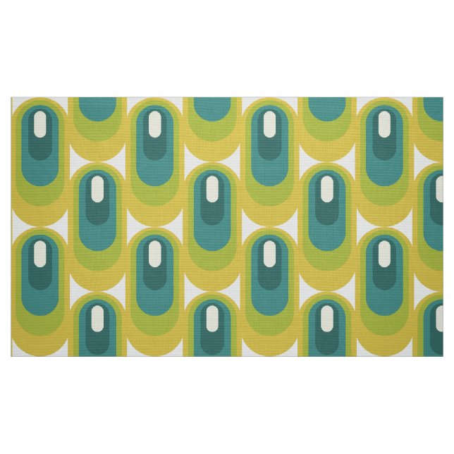tissu les années 70 rétro (Fat Quarter)