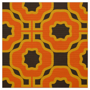 tissu les années 70 rétro